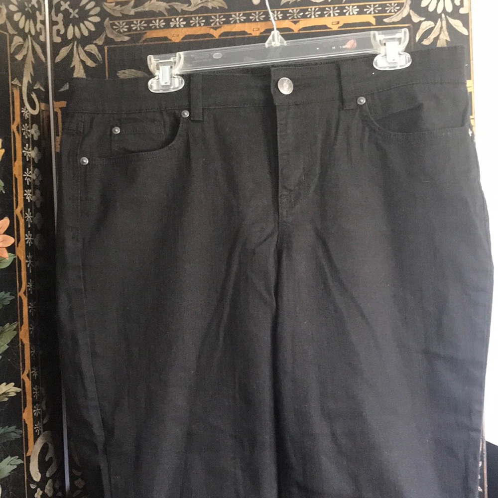 Alfred Sung black denim jeans